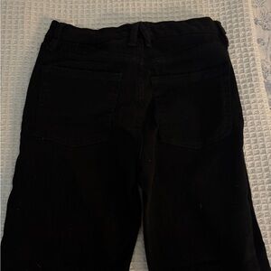 Good American Black Straight Leg Jeans